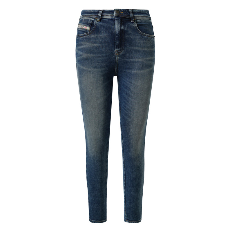 Diesel 1984 Slandy High Jeans in Washed Indigo outlook