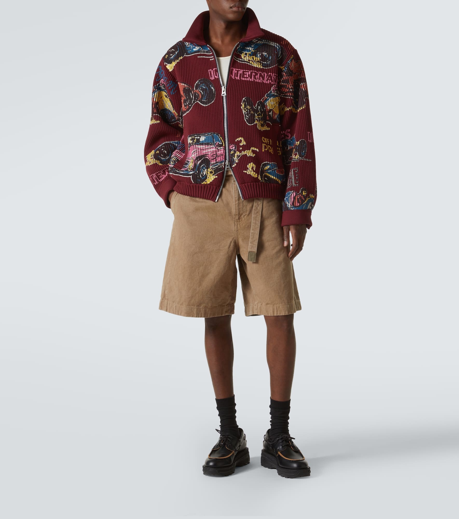 Car Race zip-up sweater - 2