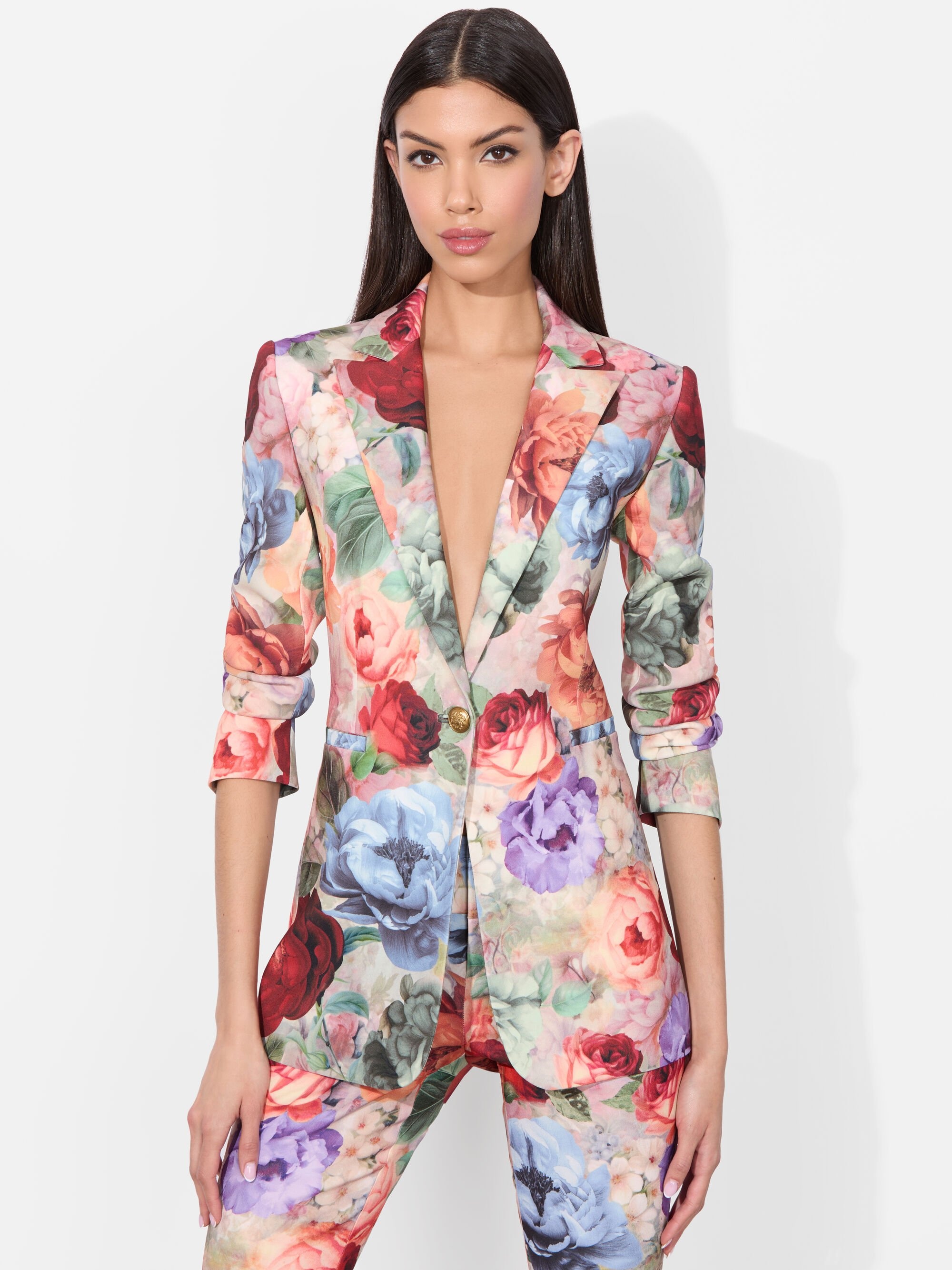 BREANN FITTED LONG BLAZER - 2