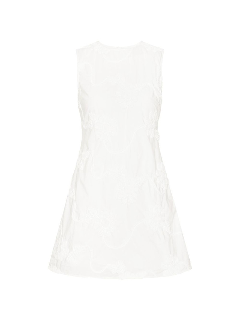 flower flared mini dress 1