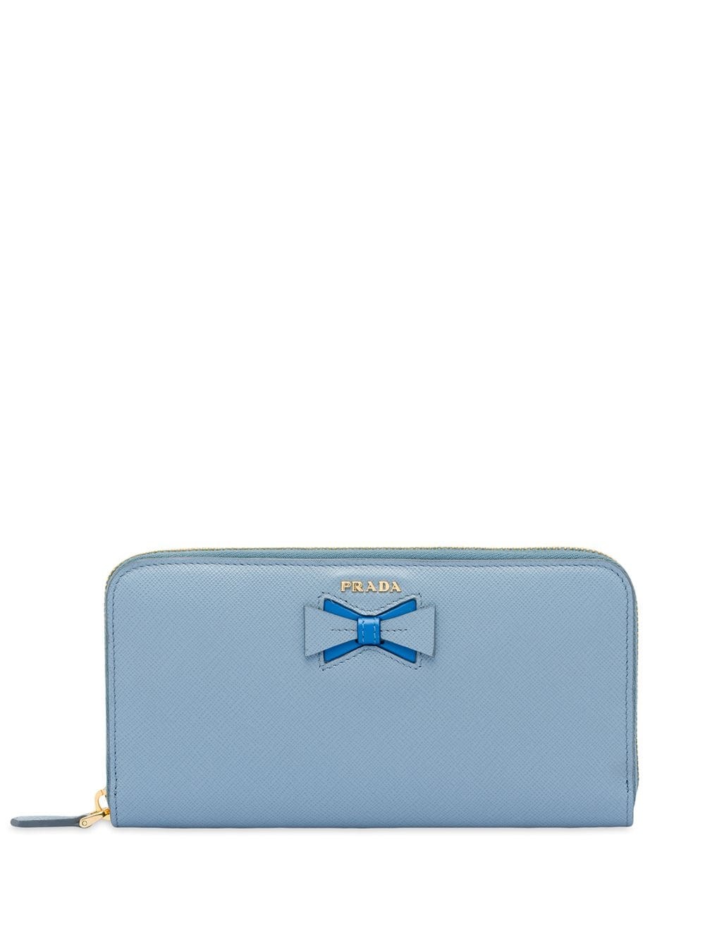 bow-embellished Saffiano wallet - 1