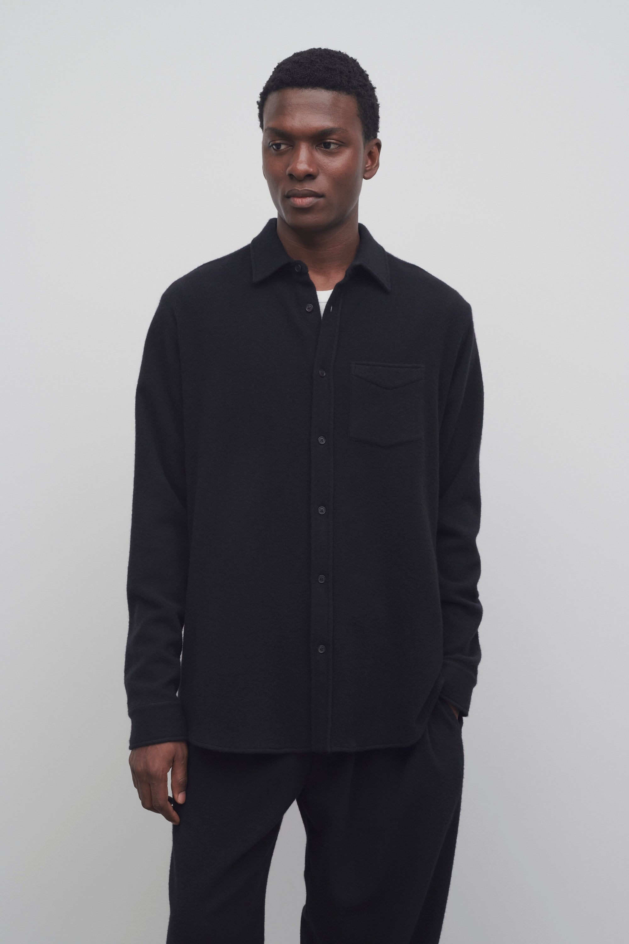 Ezra Shirt in Cashmere - 3