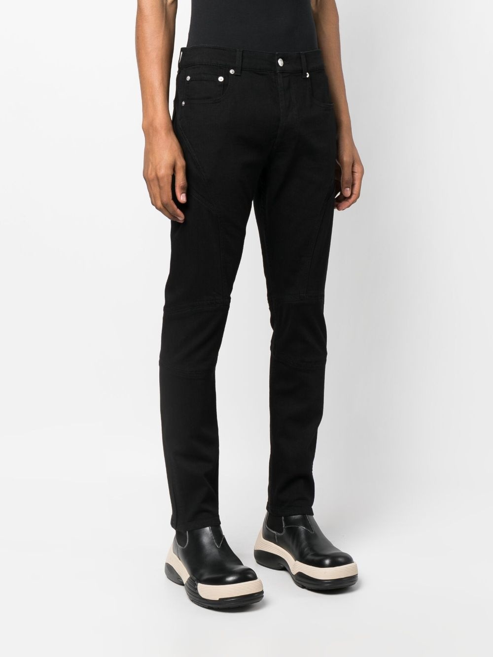 mid-rise skinny jeans - 3