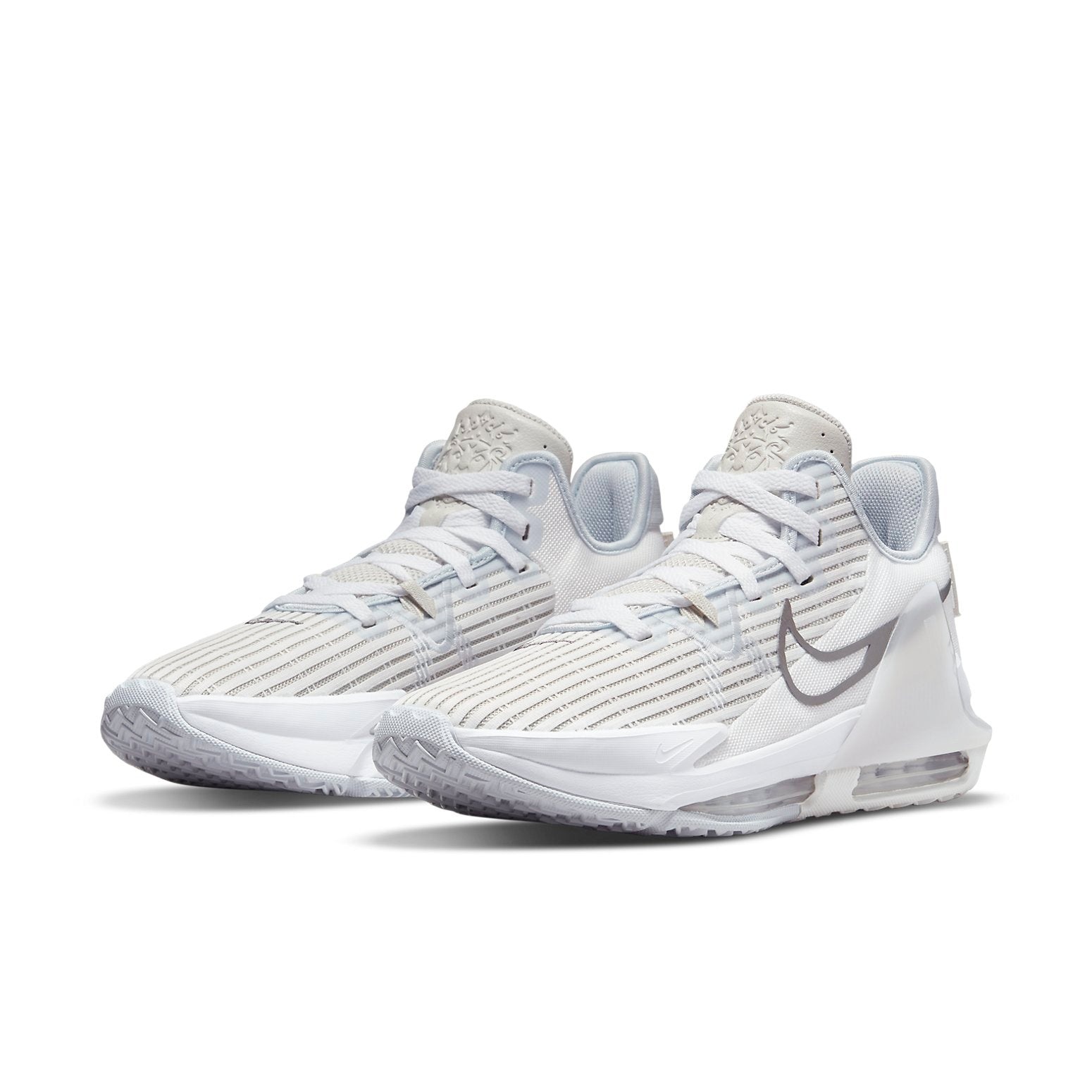 Nike LeBron Witness 6 'Summit White Metallic Pewter' CZ4052-102 - 3