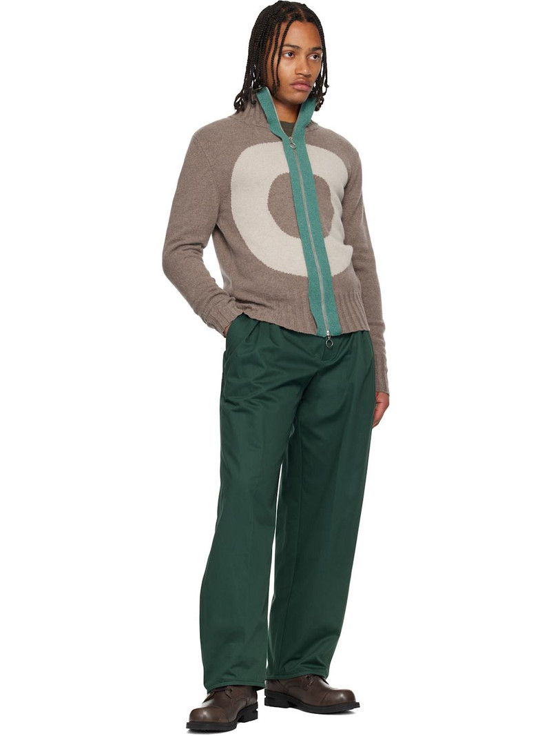 Kiko Kostadinov Green Halics Trousers outlook