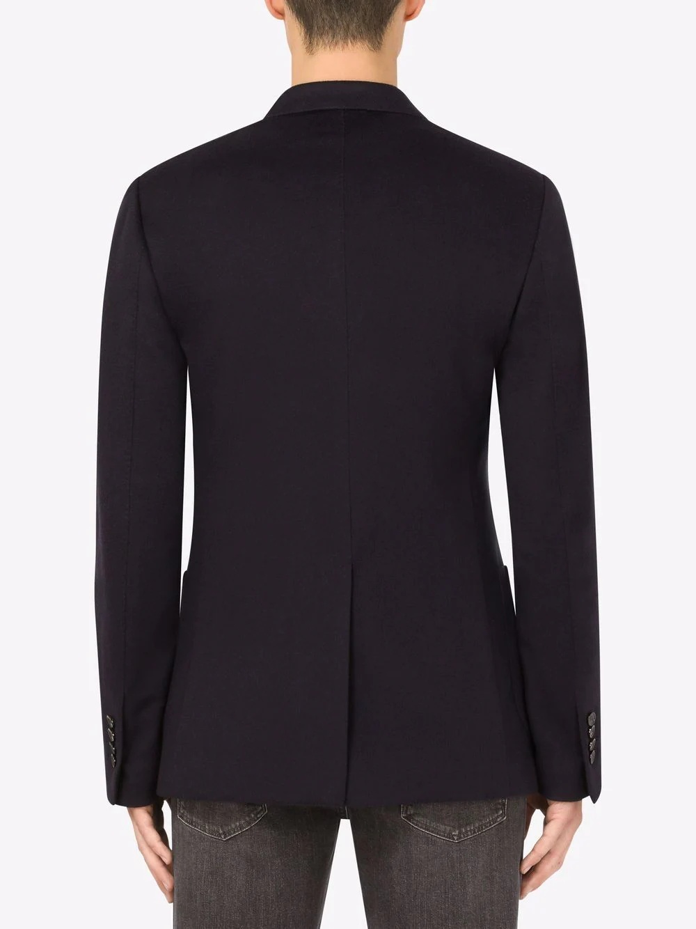 cashmere single-breasted blazer - 4