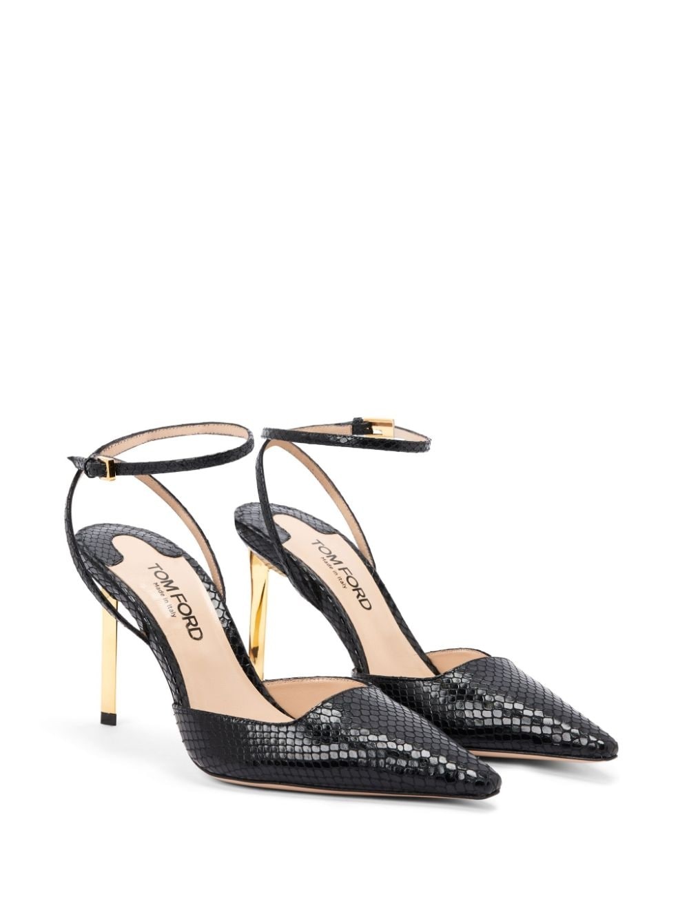 85mm embossed pumps - 2