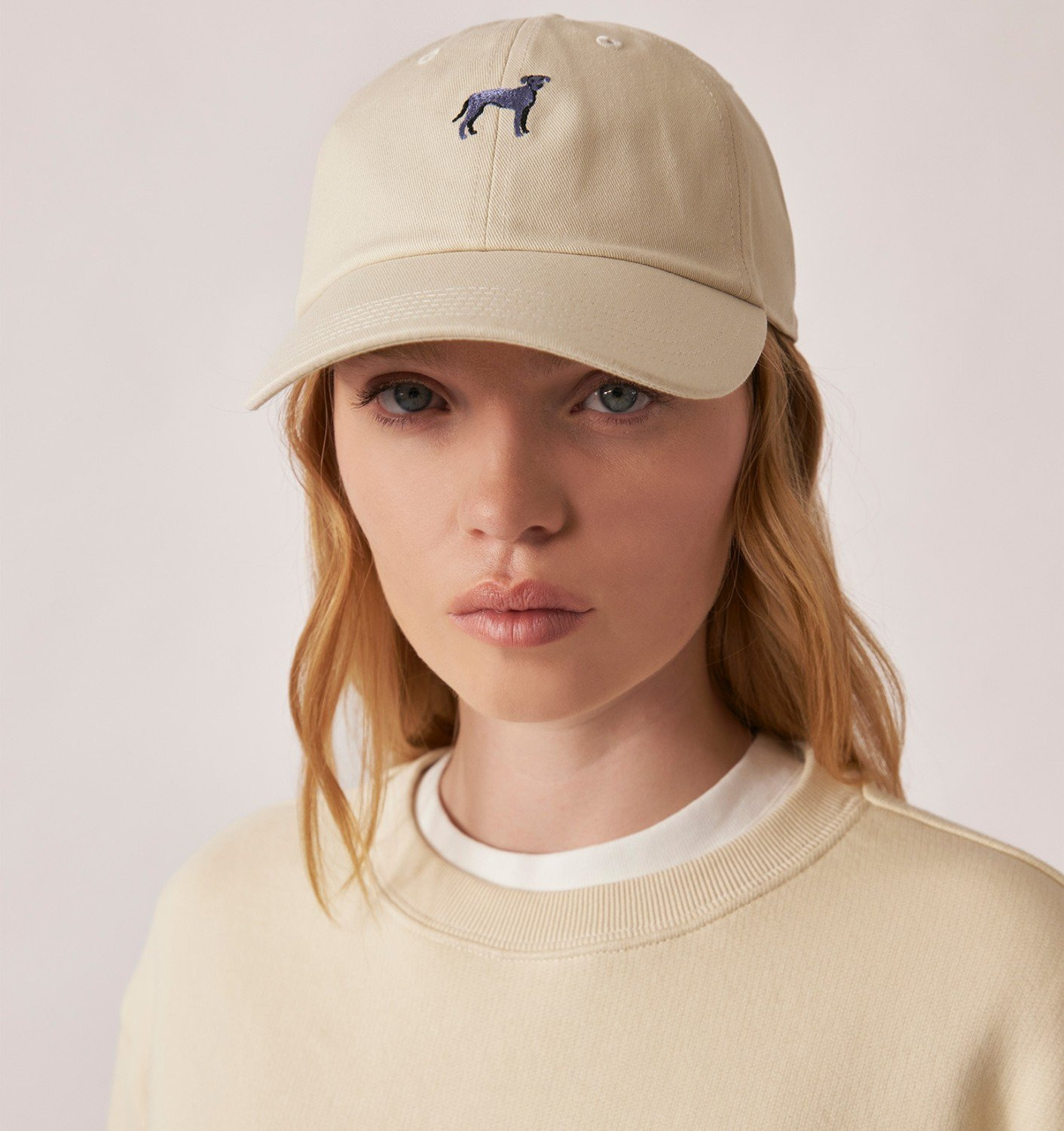 UNISEX BLUE LACEY BASEBALL CAP - 2