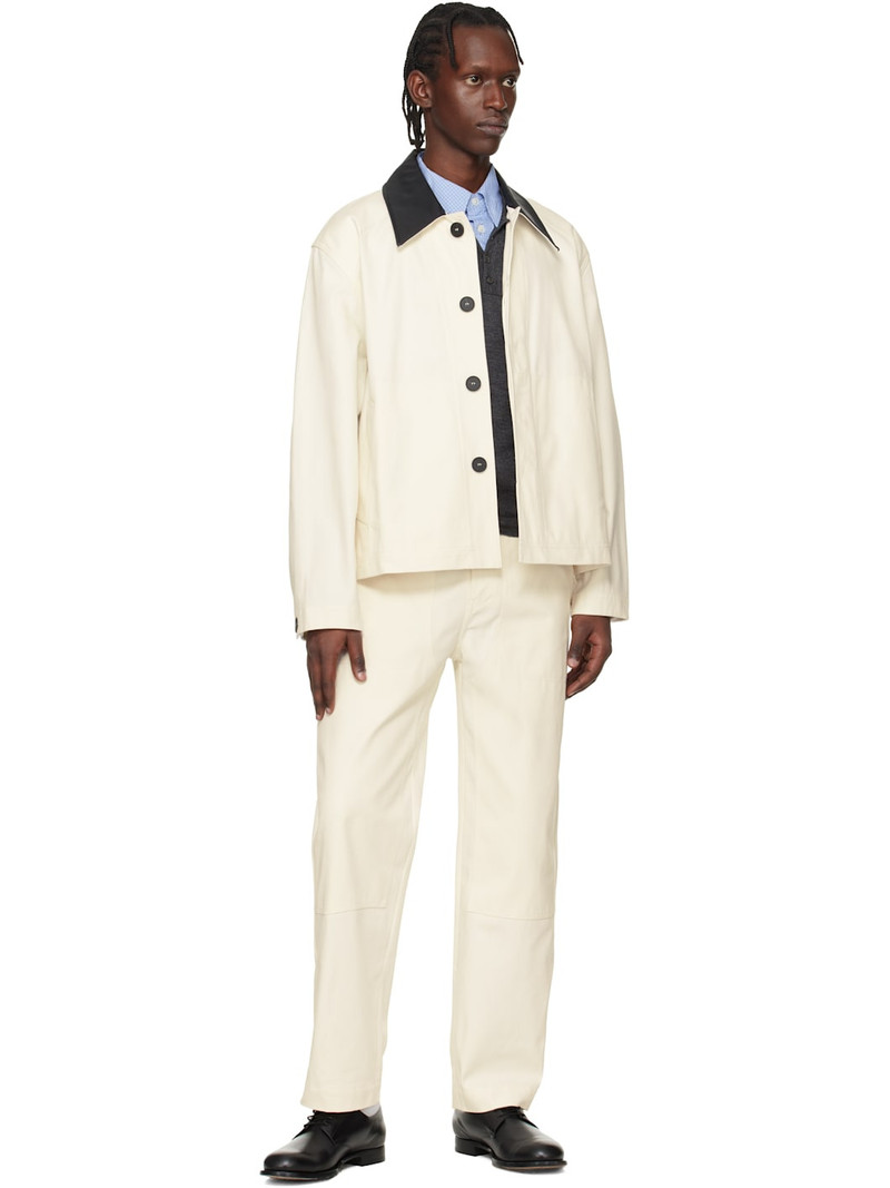 Studio Nicholson White Aaron Levine Edition Denver Trousers outlook