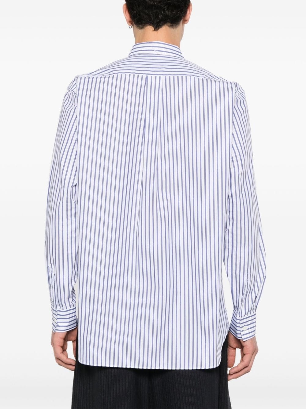 striped cotton shirt - 4