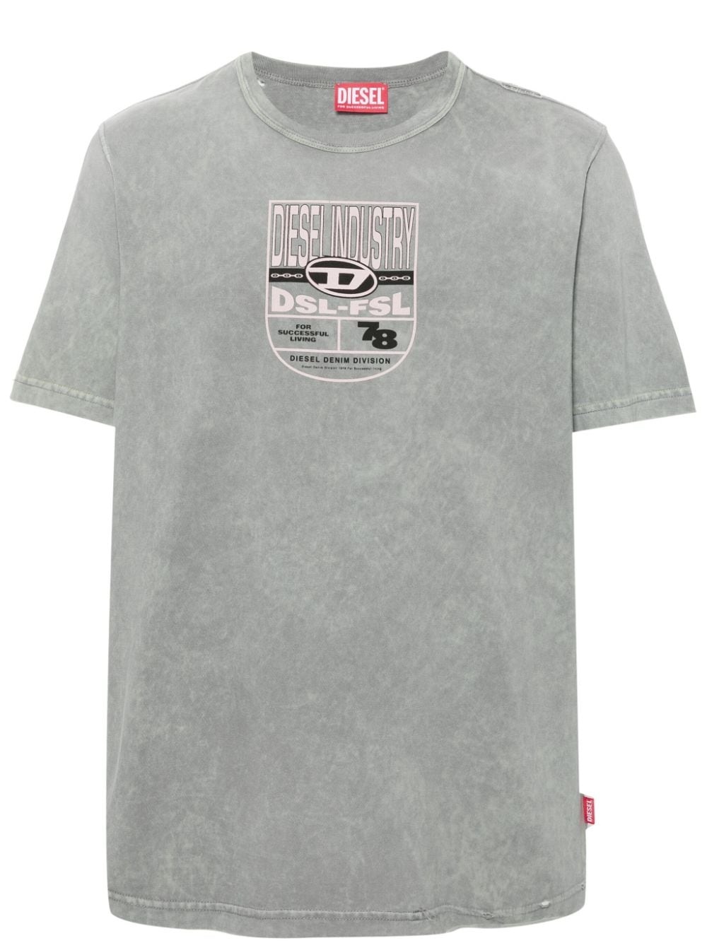 T-JUST-N17 distressed T-shirt - 1
