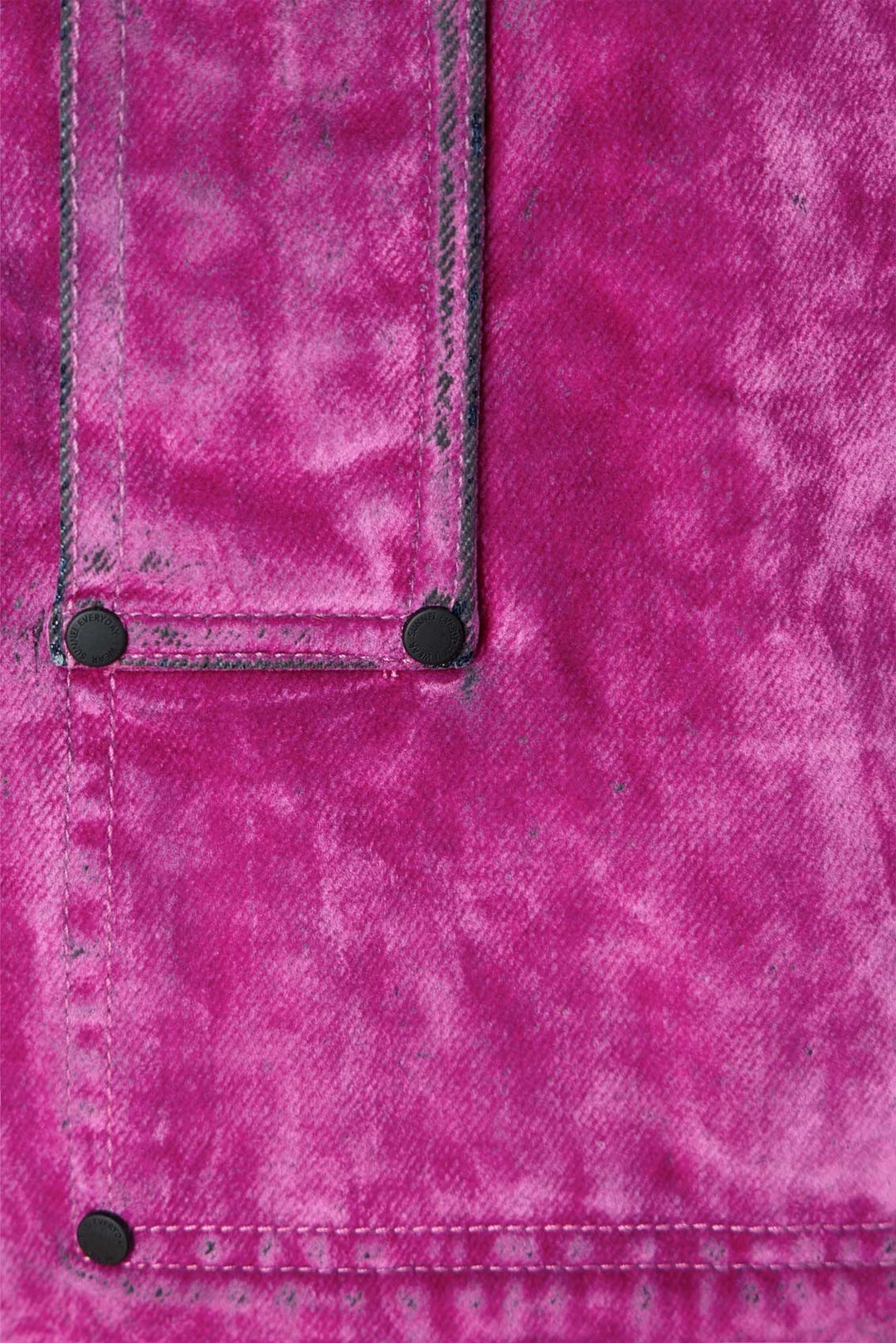 UTILITY BLAZER / flocked denim / fuchsia - 9