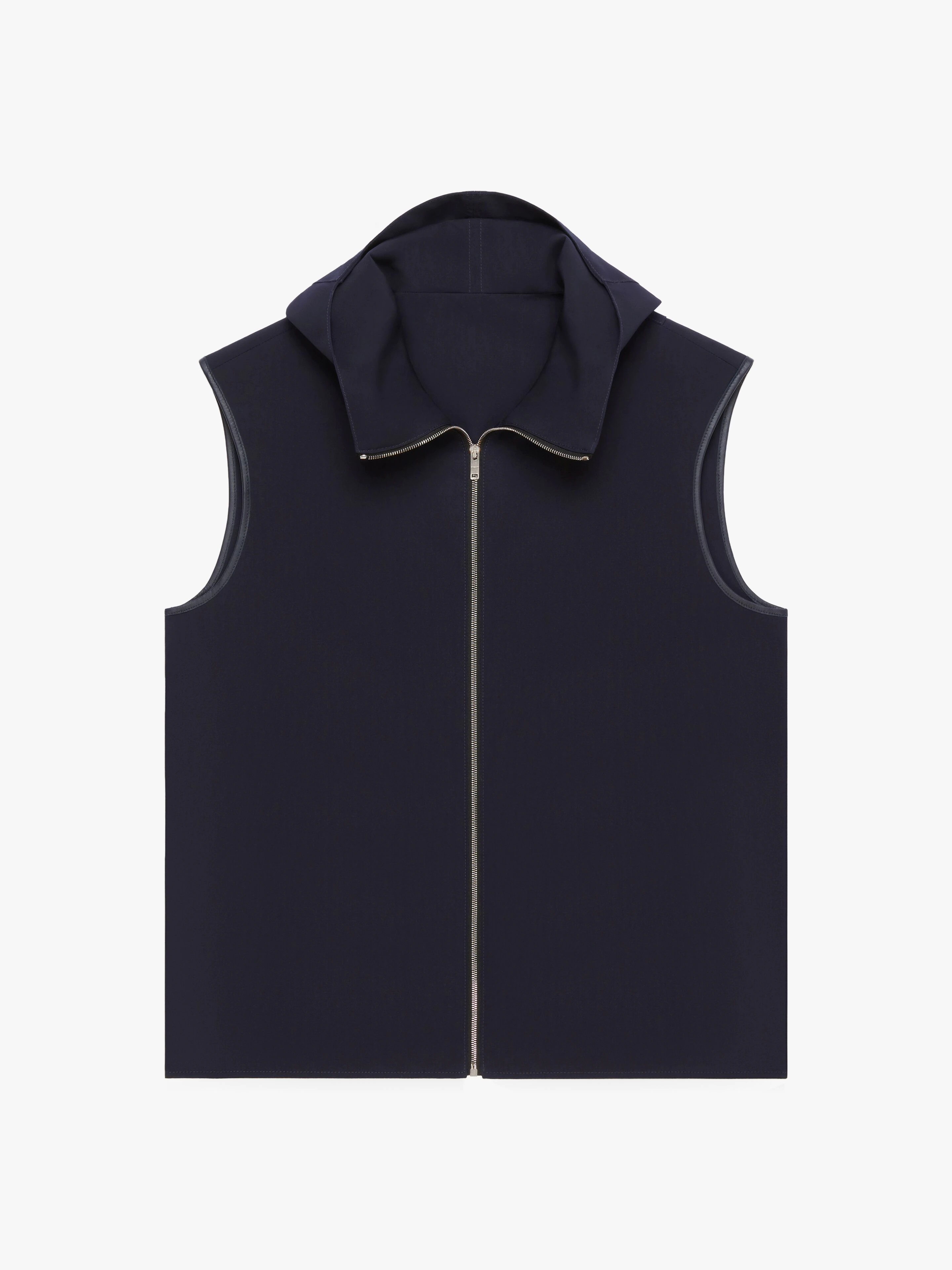 SLIM-FIT JACKET IN WOOL WITH REMOVABLE VEST - 5
