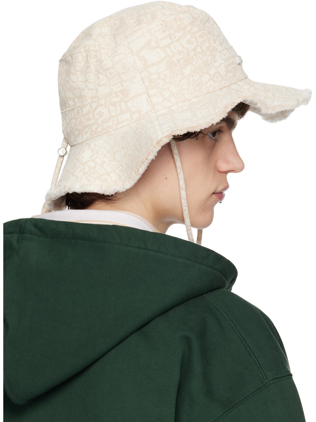 Beige La Croisière 'The Artichaut' Bucket Hat - 3