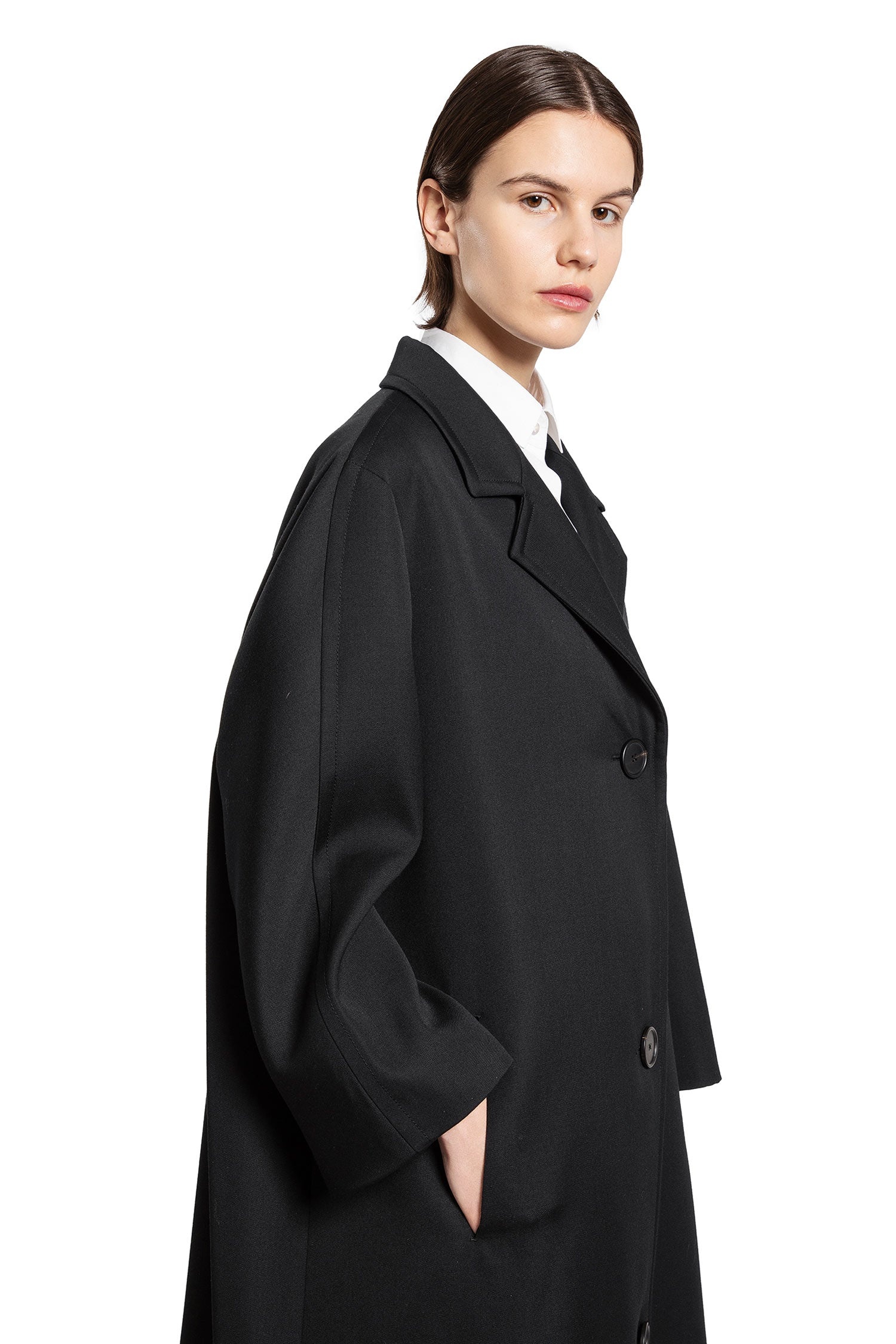 【関税込み】The Row ブラック Gustaf コート The Row Gusta-Coat | antonioli | REVERSIBLE