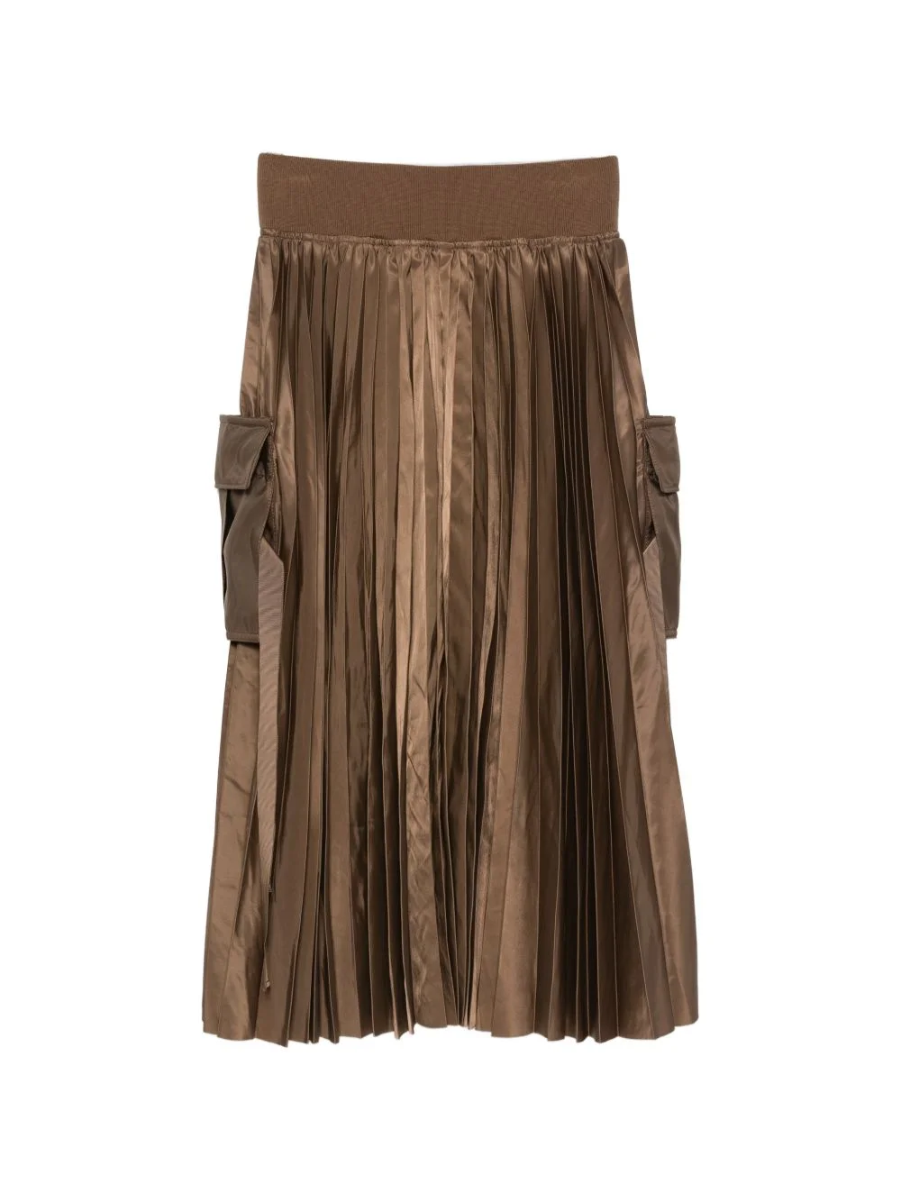 pleated midi skirt - 1