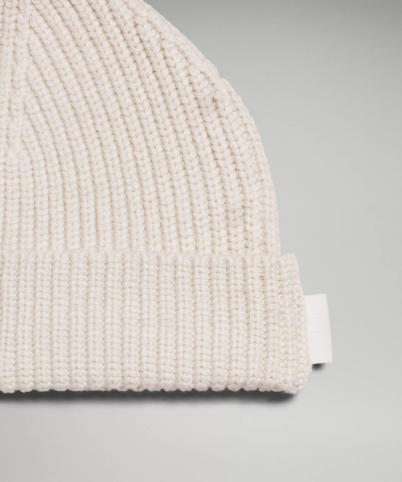 Close-Fit Wool-Blend Ribbed Knit Beanie 4