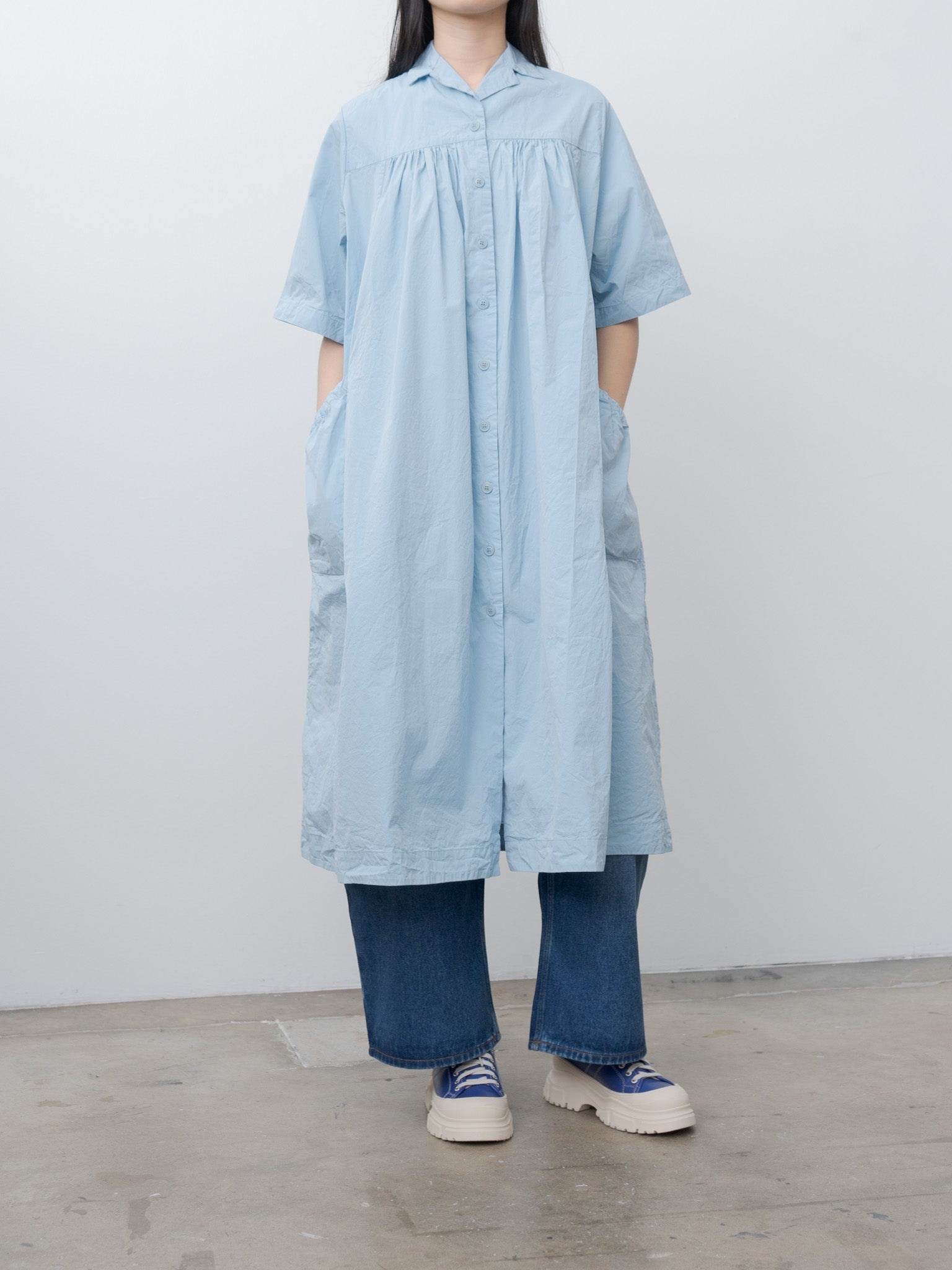 Rythme Dress TAFFETA - Sky Blue - 3