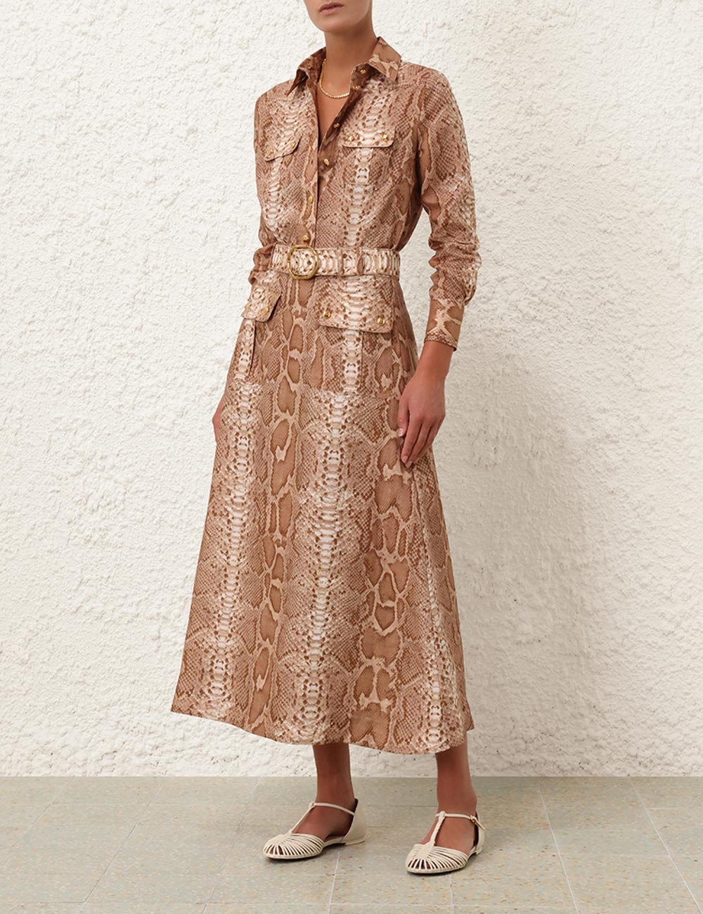 NATURA A-LINE MIDI SKIRT - 2