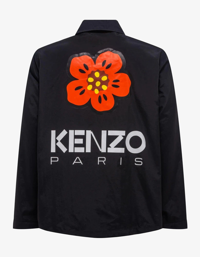 KENZO Kenzo Black 'Boke Flower' Coach Jacket outlook