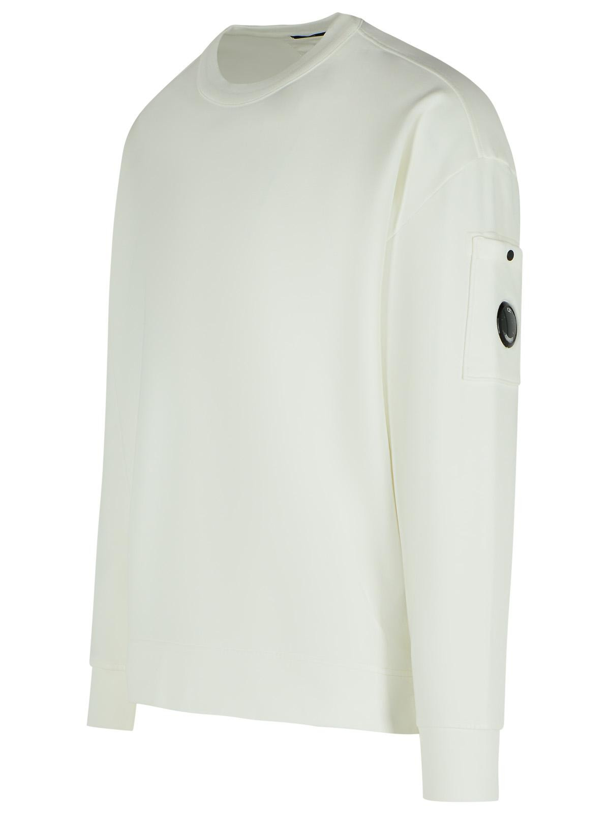 C.P. Company 'Emerized' White Cotton Sweatshirt Men - 2