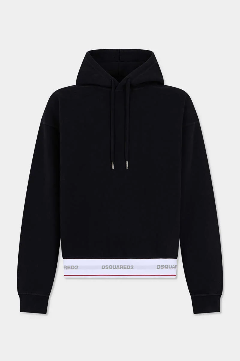 DSQUARED2 TAPE RELAX FIT HOODIE - 1