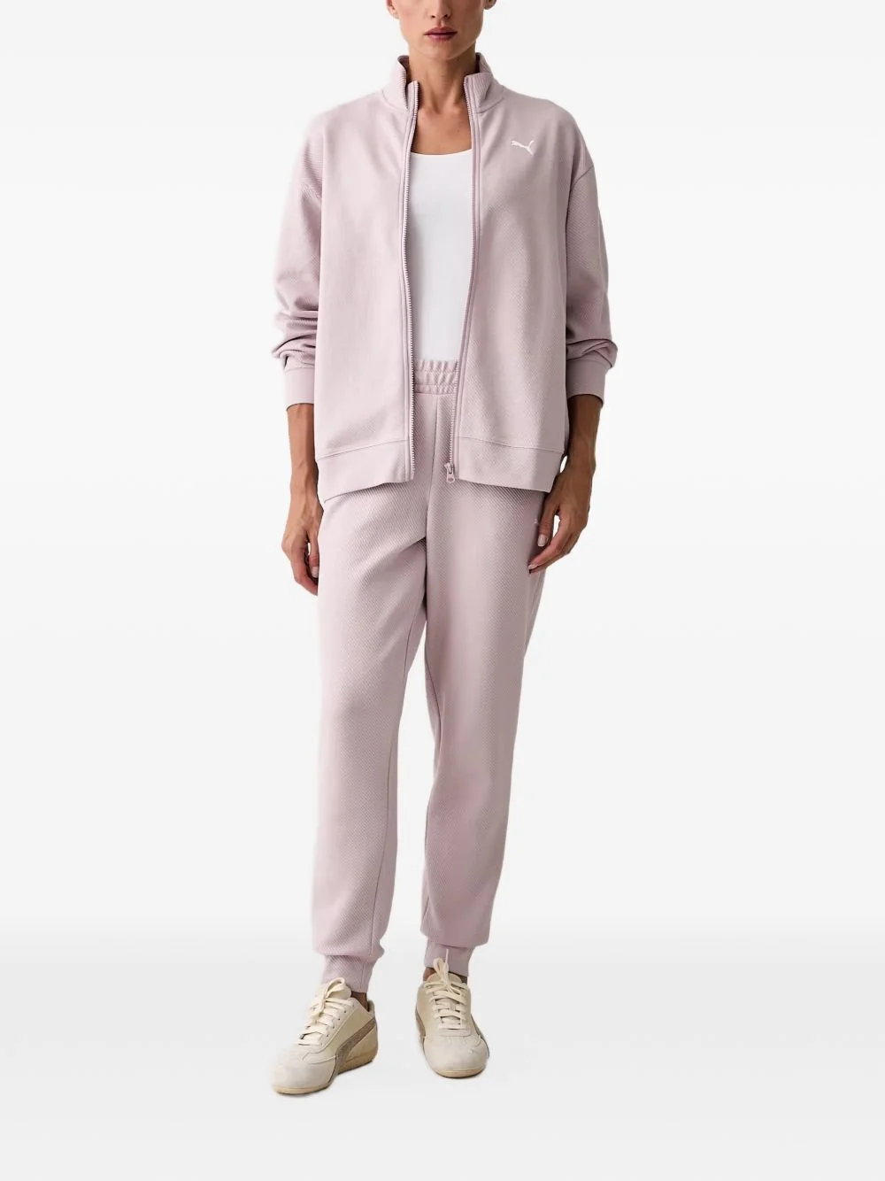 logo-embroidered tracksuit set - 1