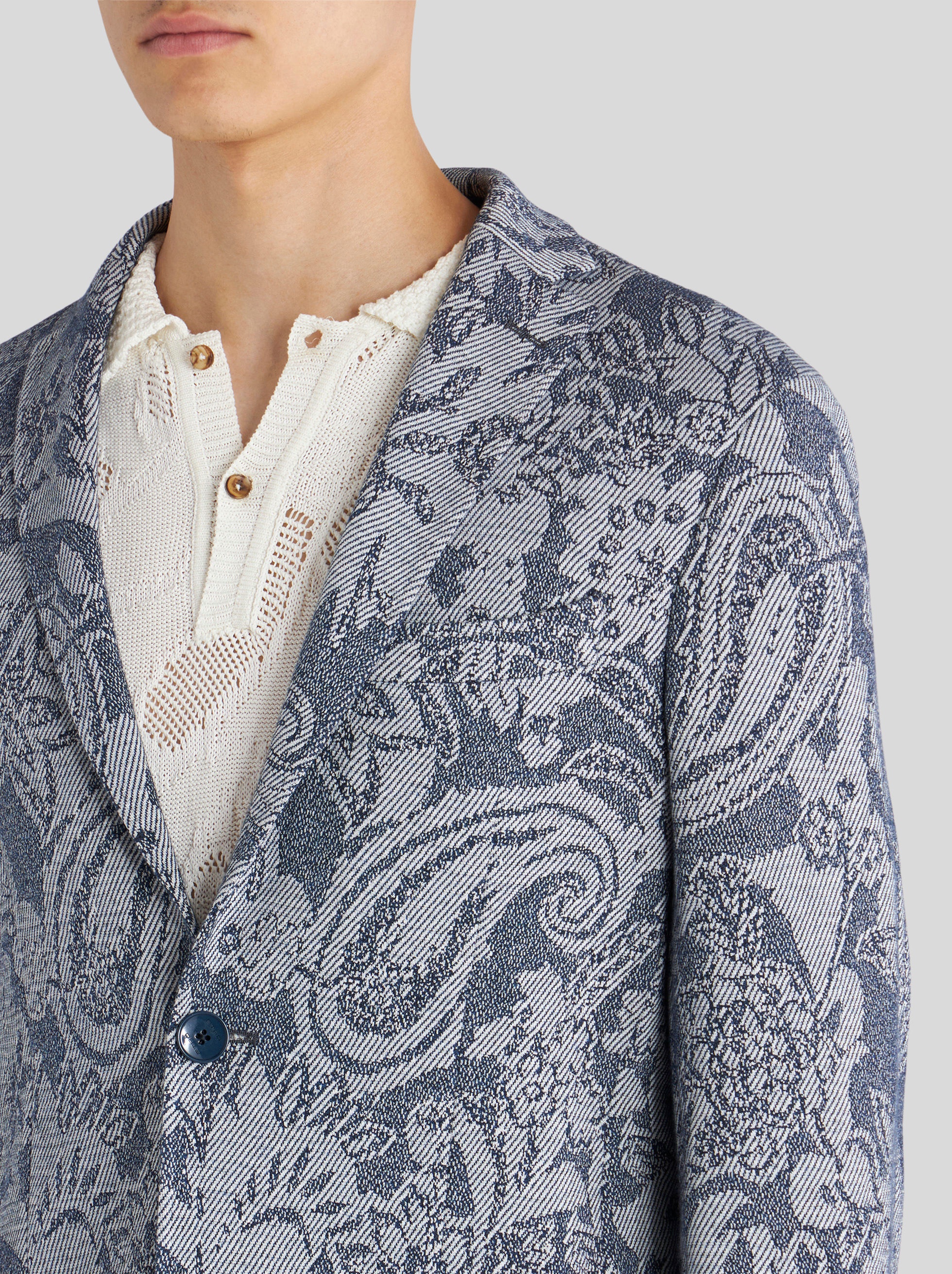PAISLEY JACQUARD JACKET - 3
