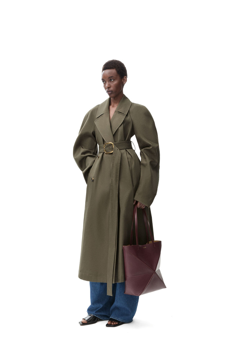 Loewe Trench coat in cotton outlook