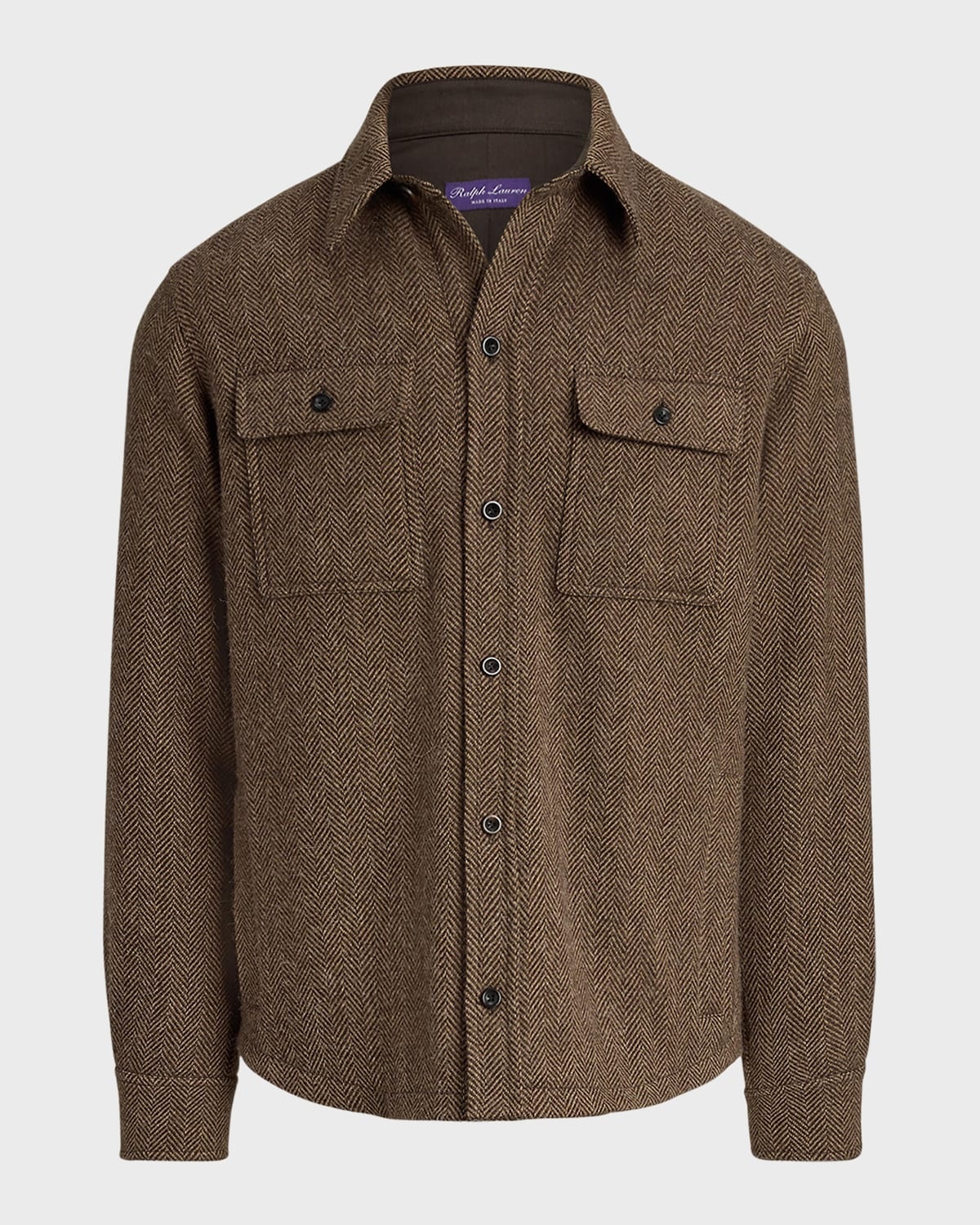 Men's Wool-Cashmere Overshirt - 1