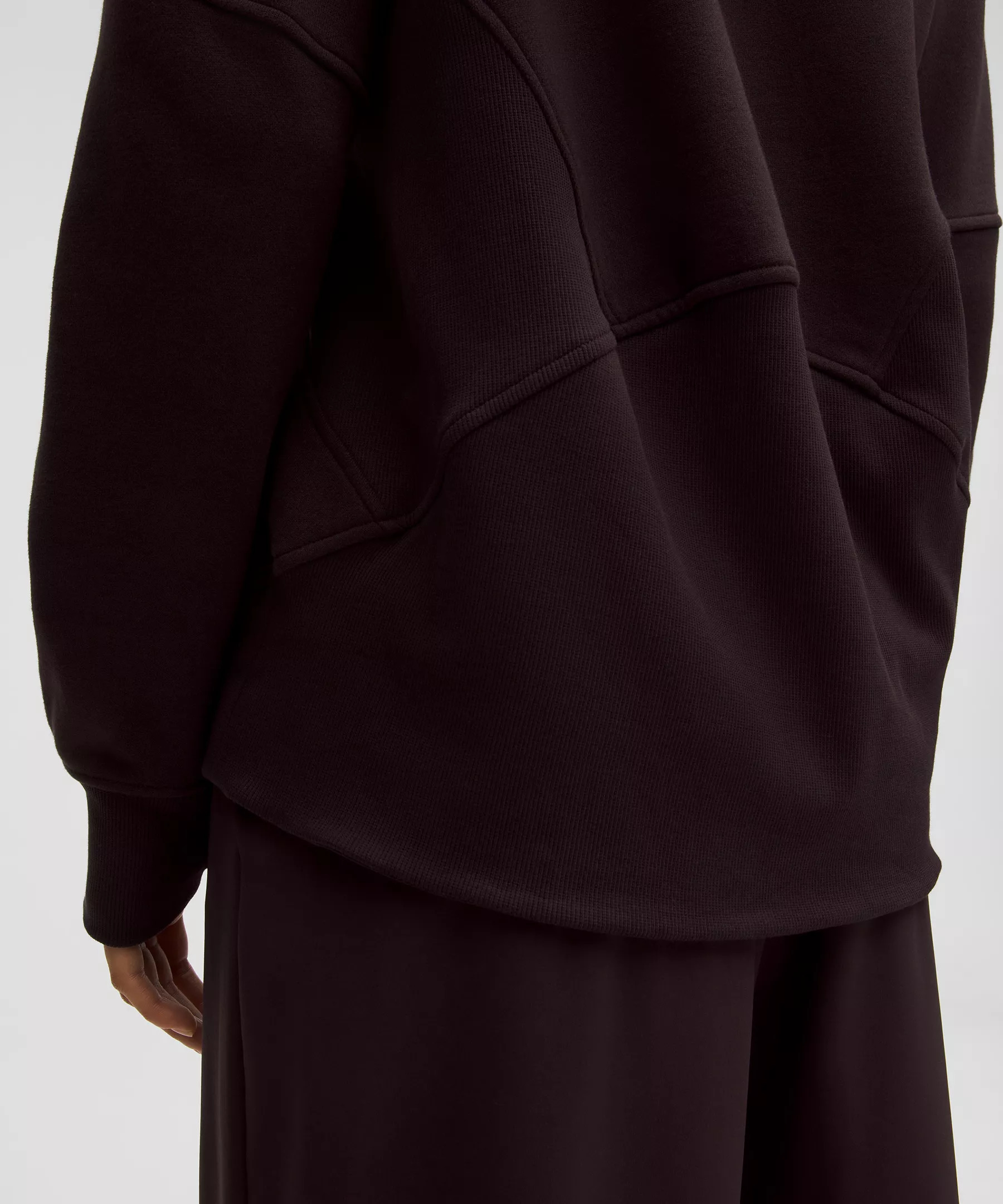 Scuba Oversized Half-Zip Hoodie *Long - 7