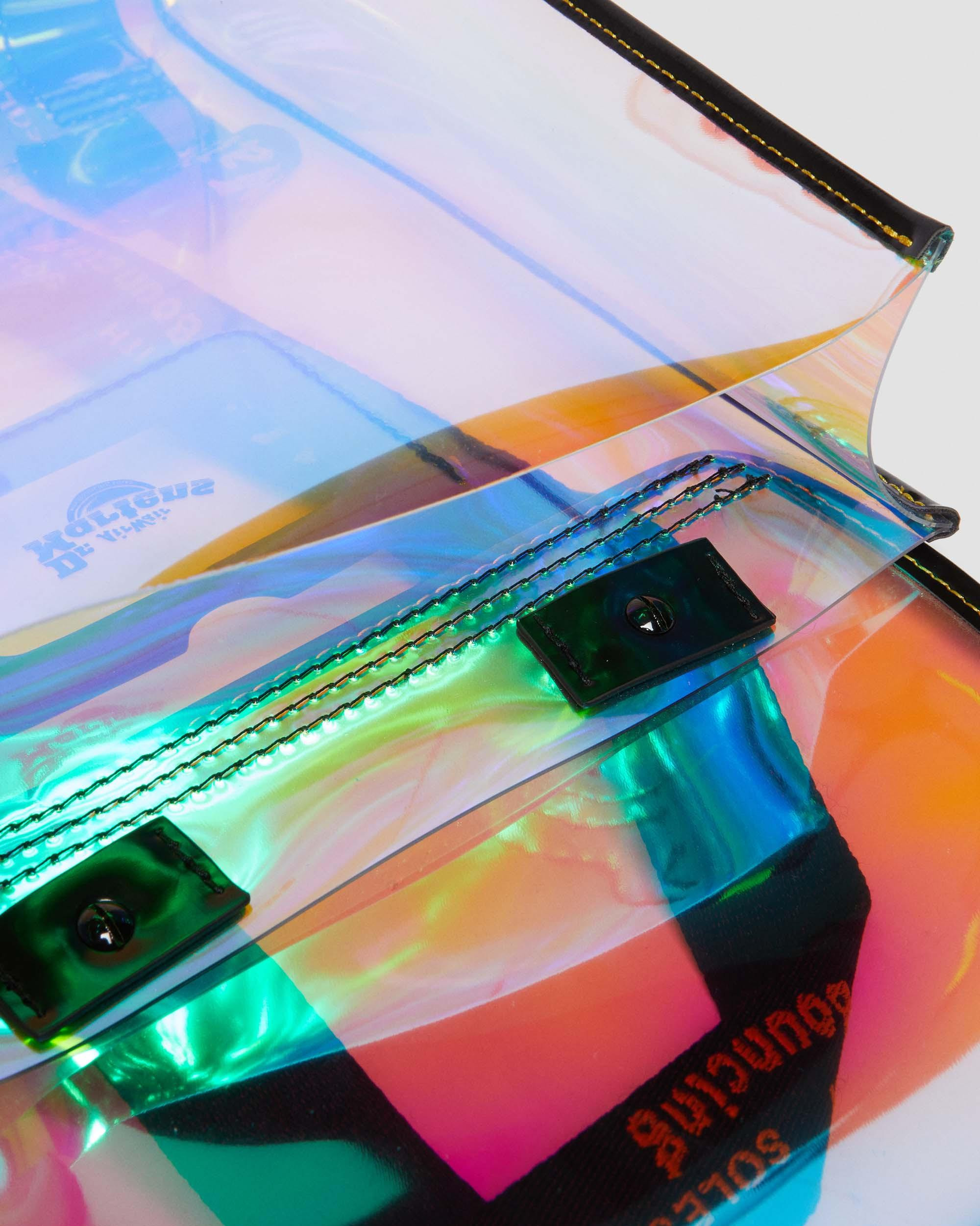 Iridescent Transparent Mini Backpack - 8