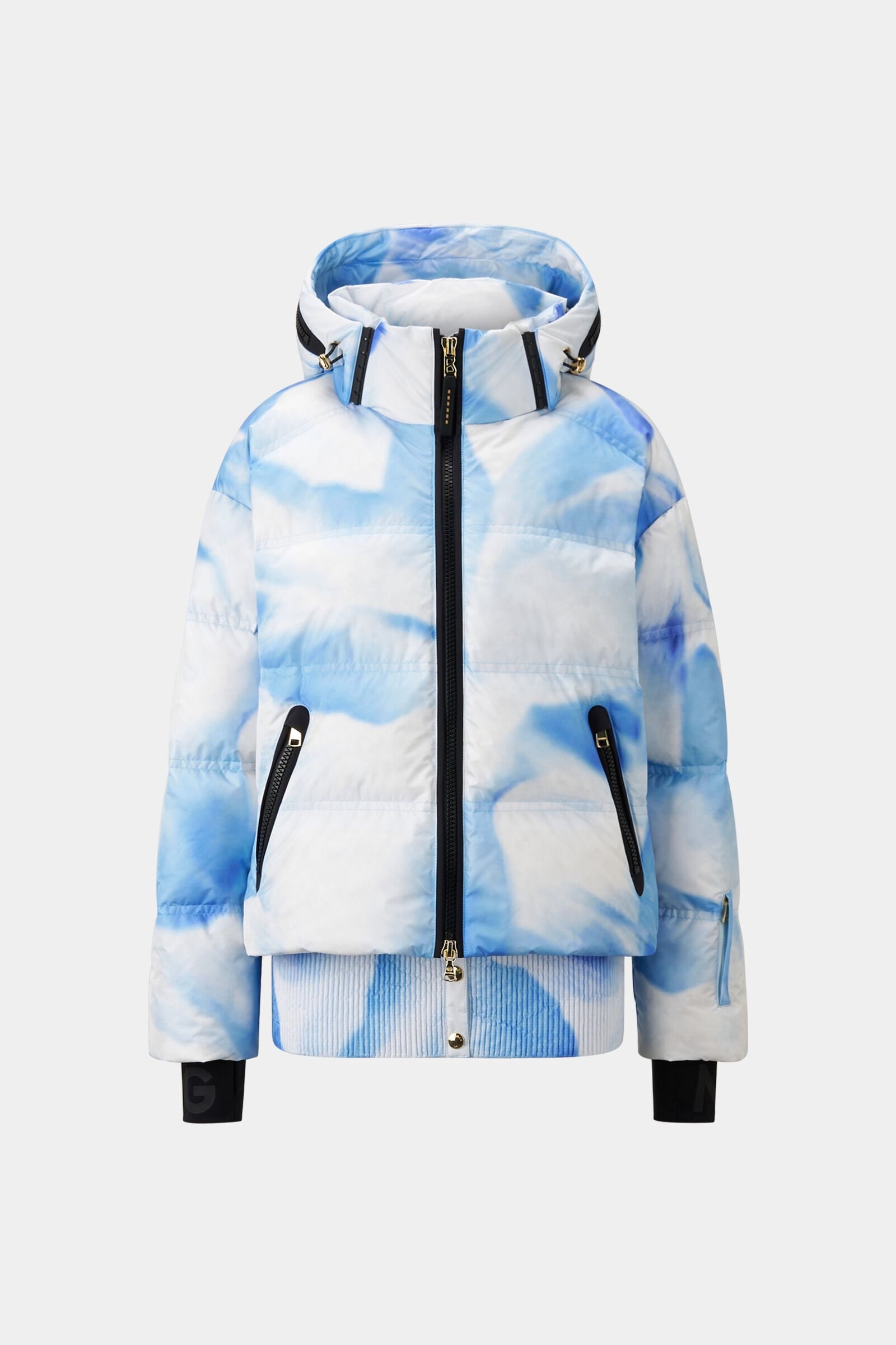 Kelly Down ski jacket in Blue/off-white - 1