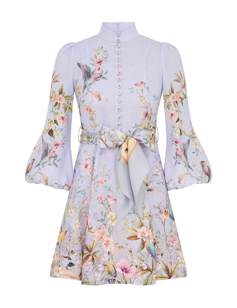 REBELLION BUTTON MINI DRESS 1