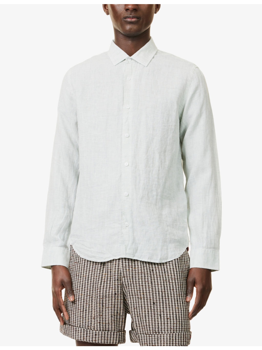 Giles Long-Sleeve Linen Shirt - 3