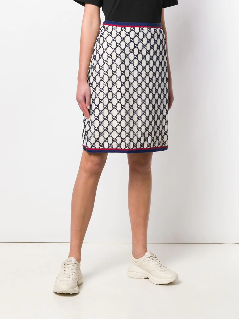 GG Supreme jacquard skirt - 3