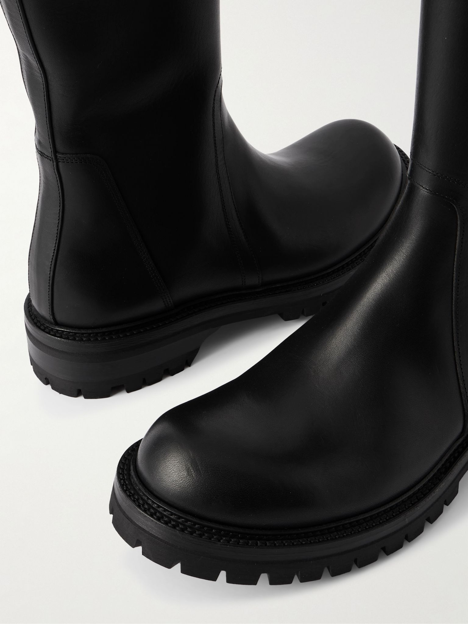 Groppone Leather Boots Black - 5