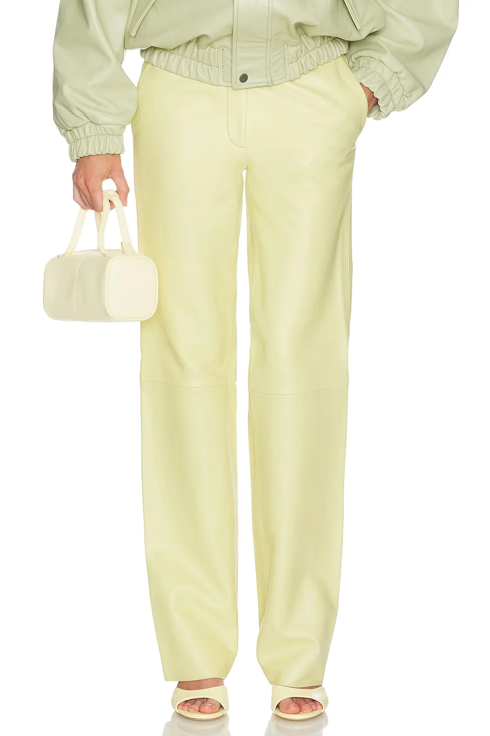 Soft Lamb Leather Pants - 1