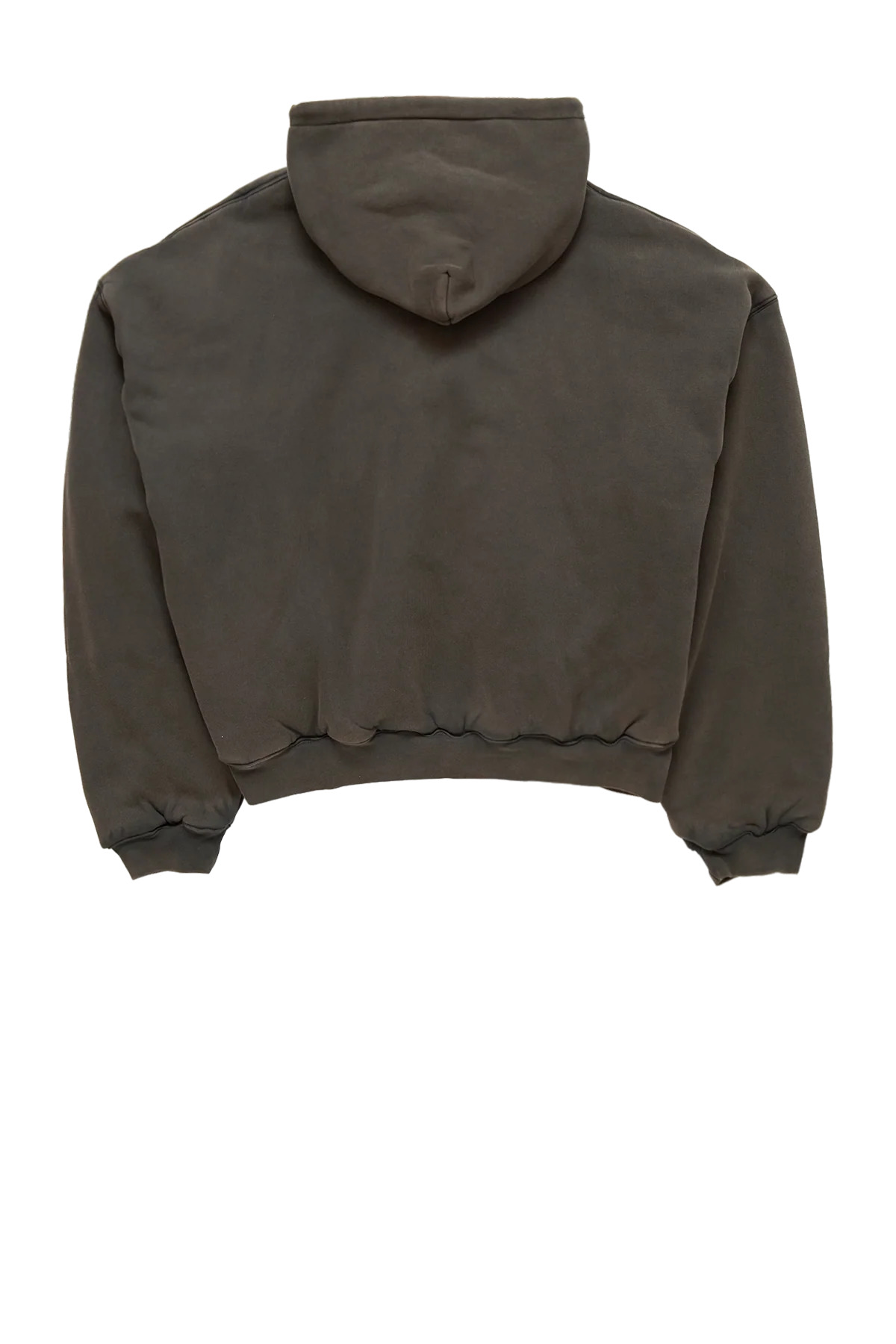 Lu'u Dan  Washed Out Zip Up Hoodie Grey - 4