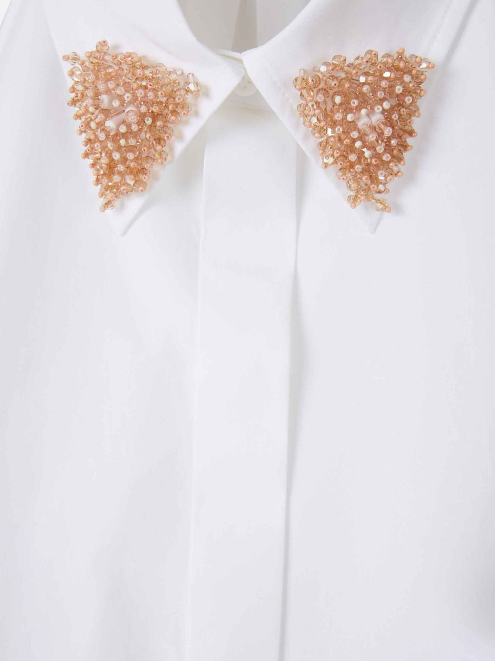 bead-embellishment halter blouse - 3
