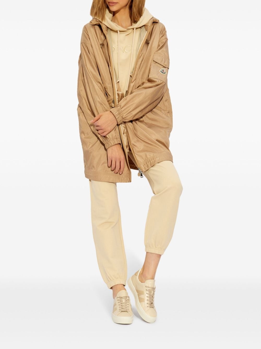 lightweight drawstring parka - 2