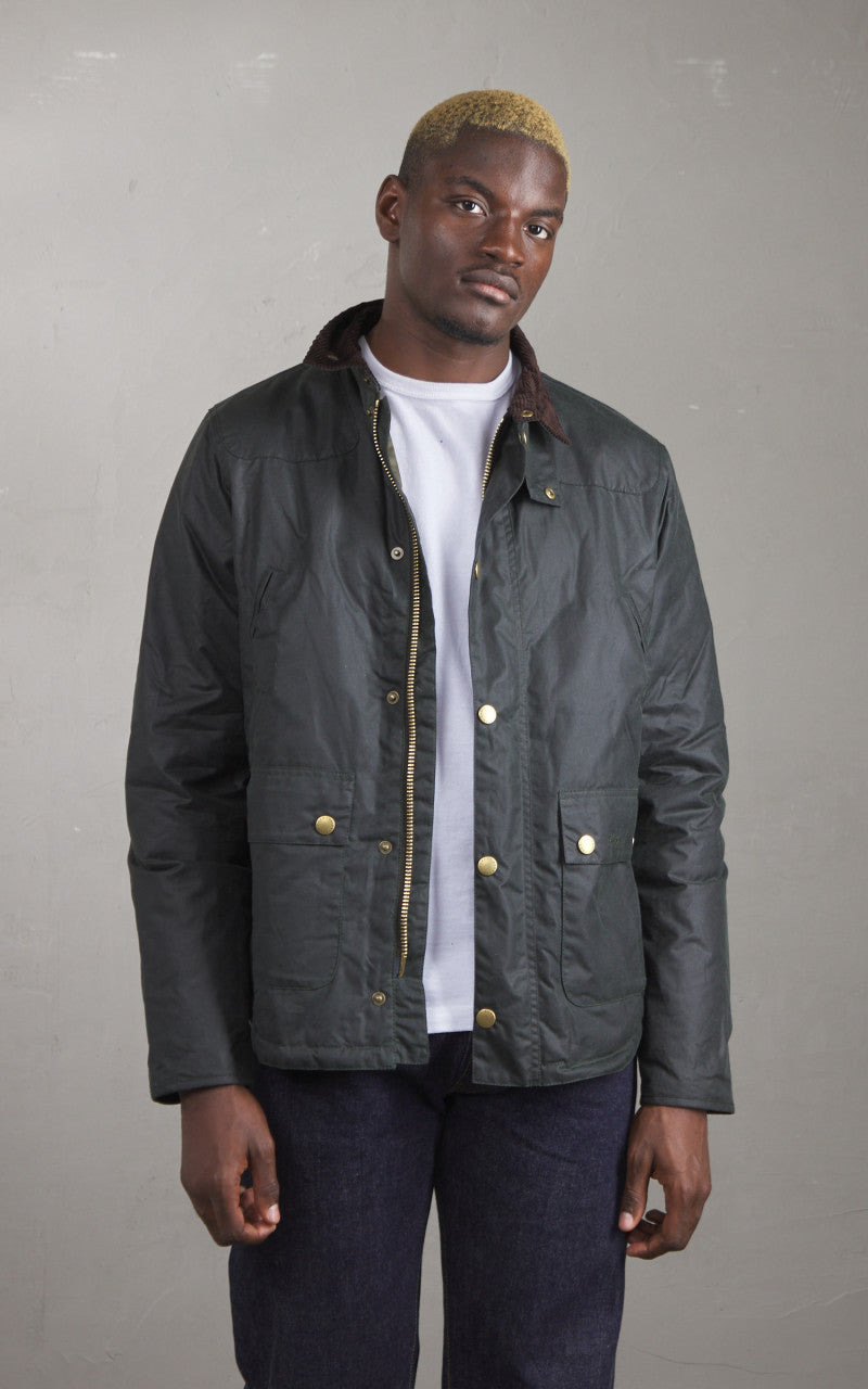 REELIN WAX JACKET SAGE - 2