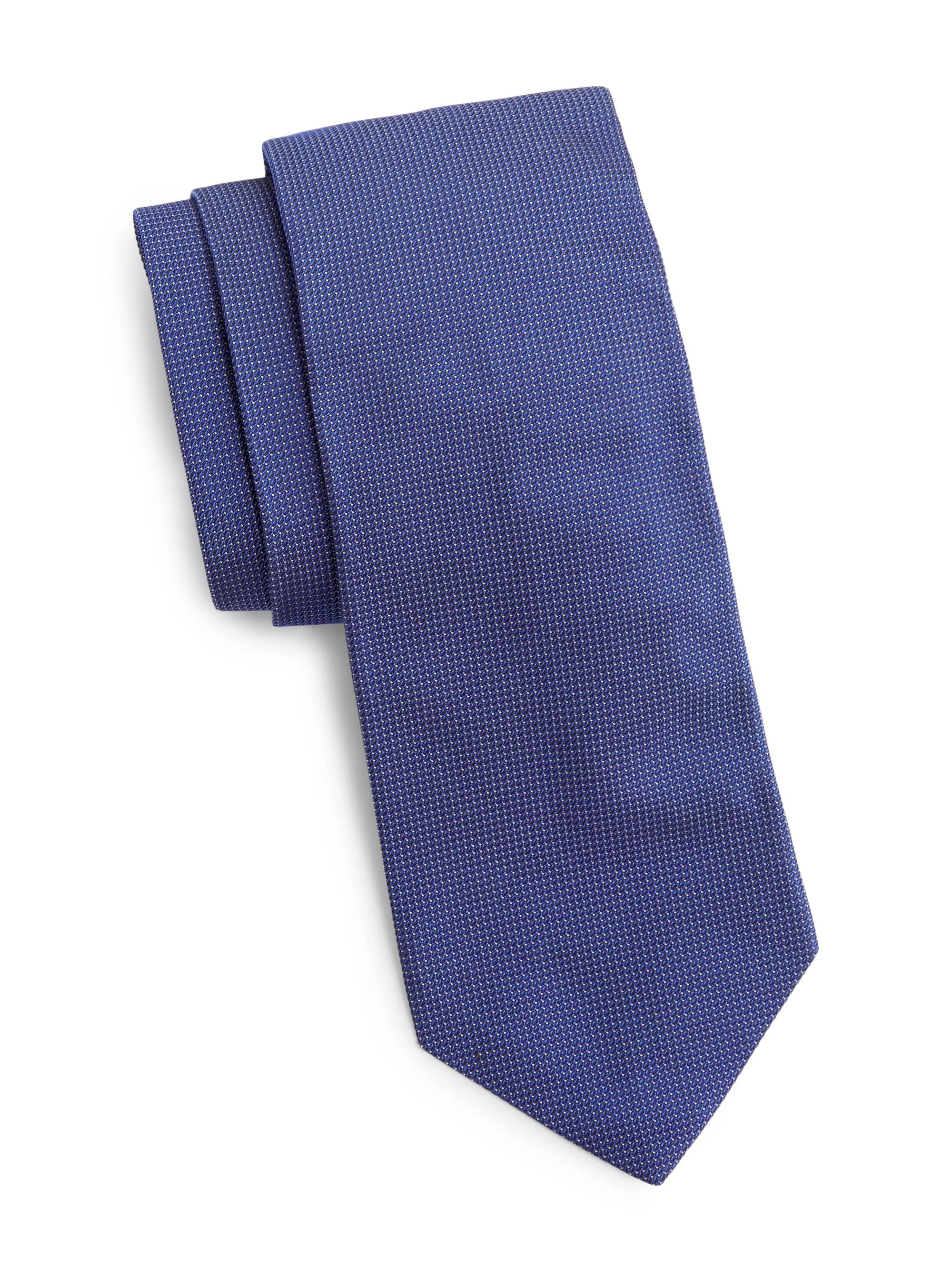 Men's Bond Silk Tie - Royal Blue - 1