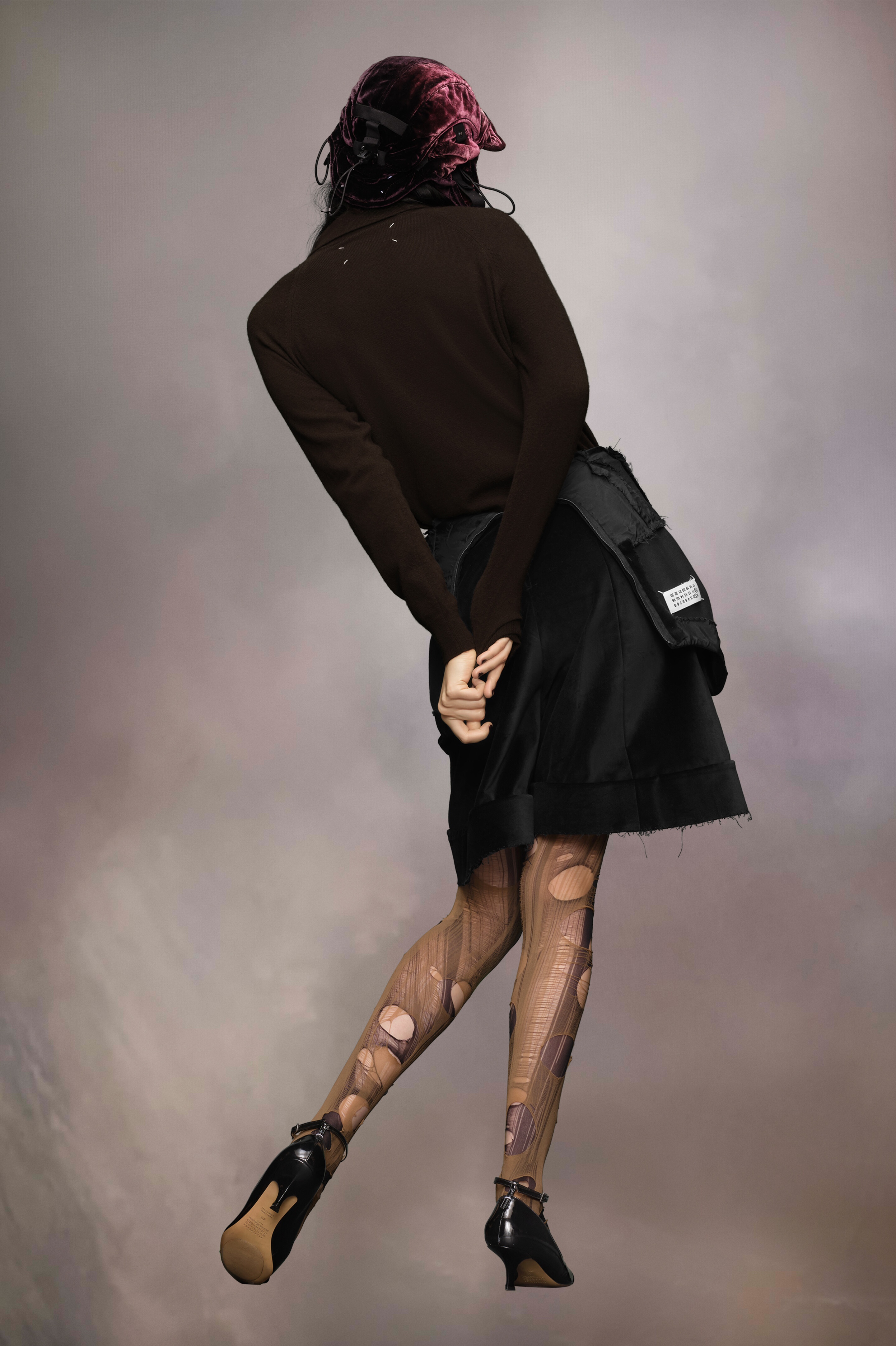 Wool polo-neck top - 5