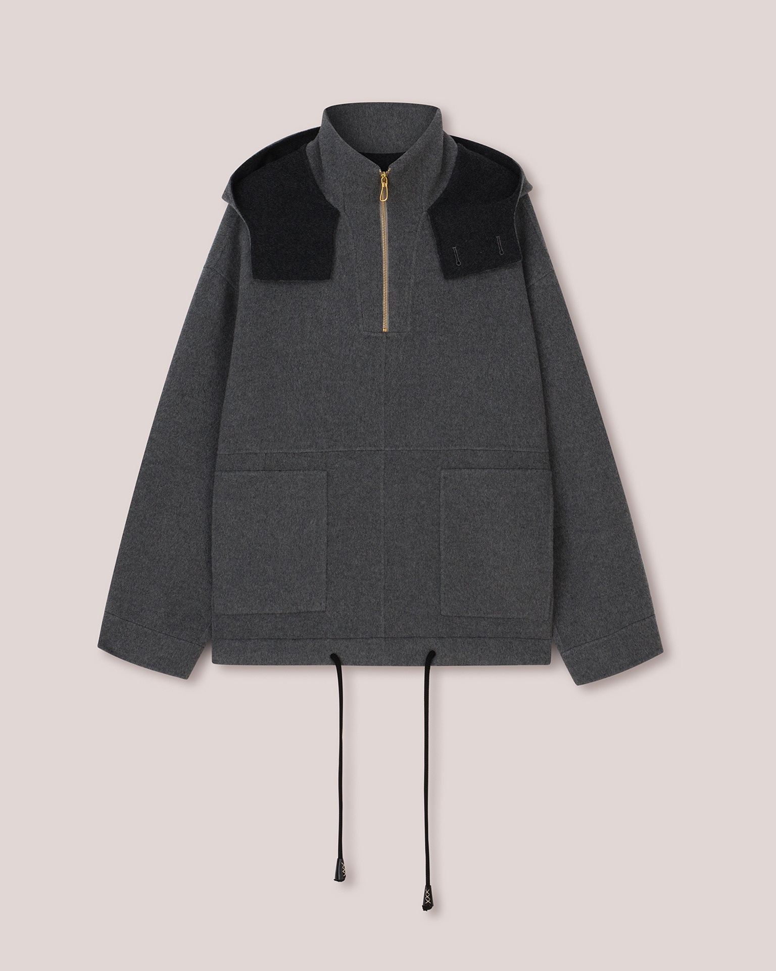 ALMOS - Hooded jacket - Grey/charcoal - 1