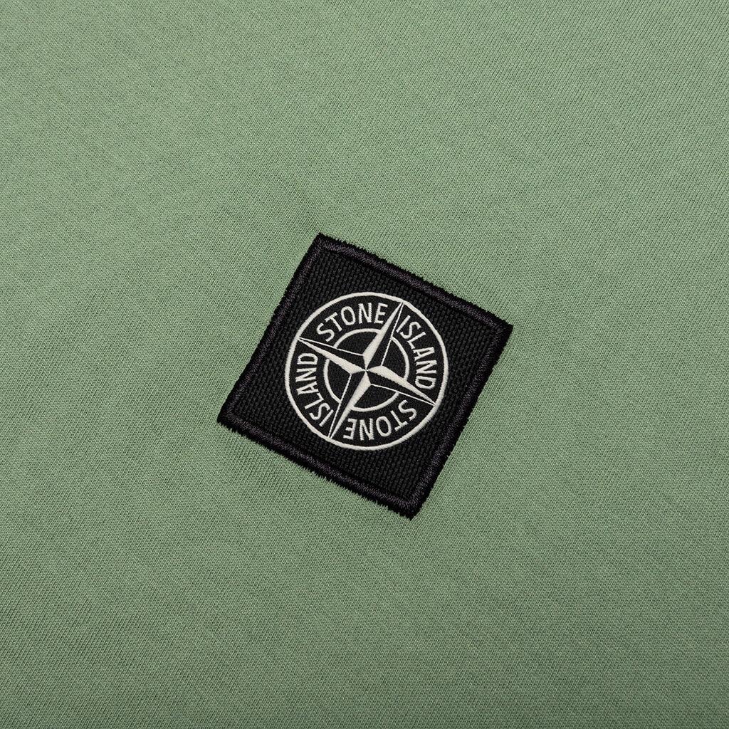 COMPASS PATCH LOGO S/S T-SHIRT - SAGE - 4