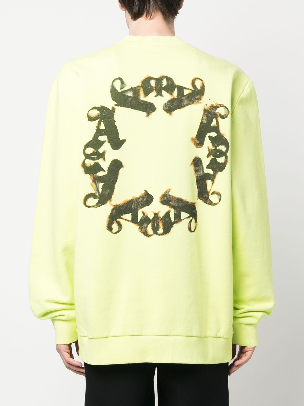 logo-print cotton sweatshirt - 5