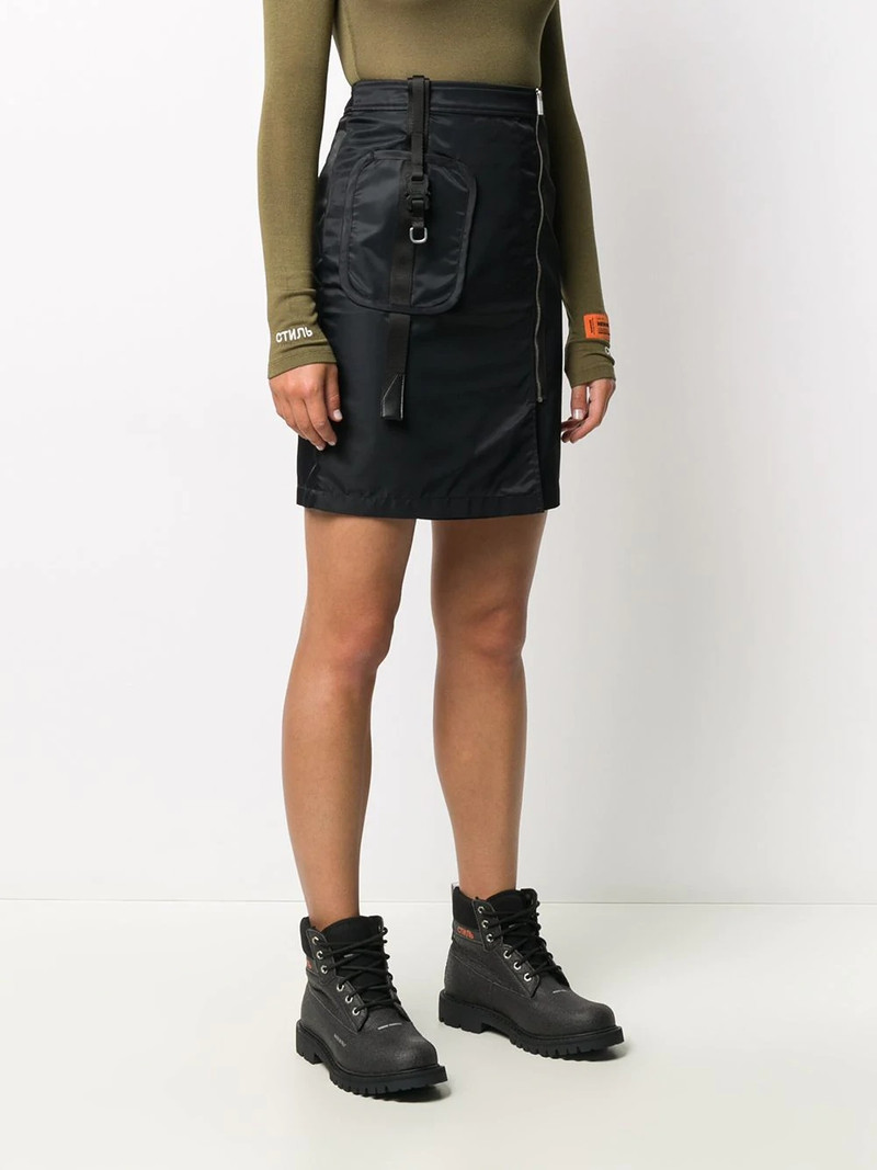 high-waisted zip-up skirt 3