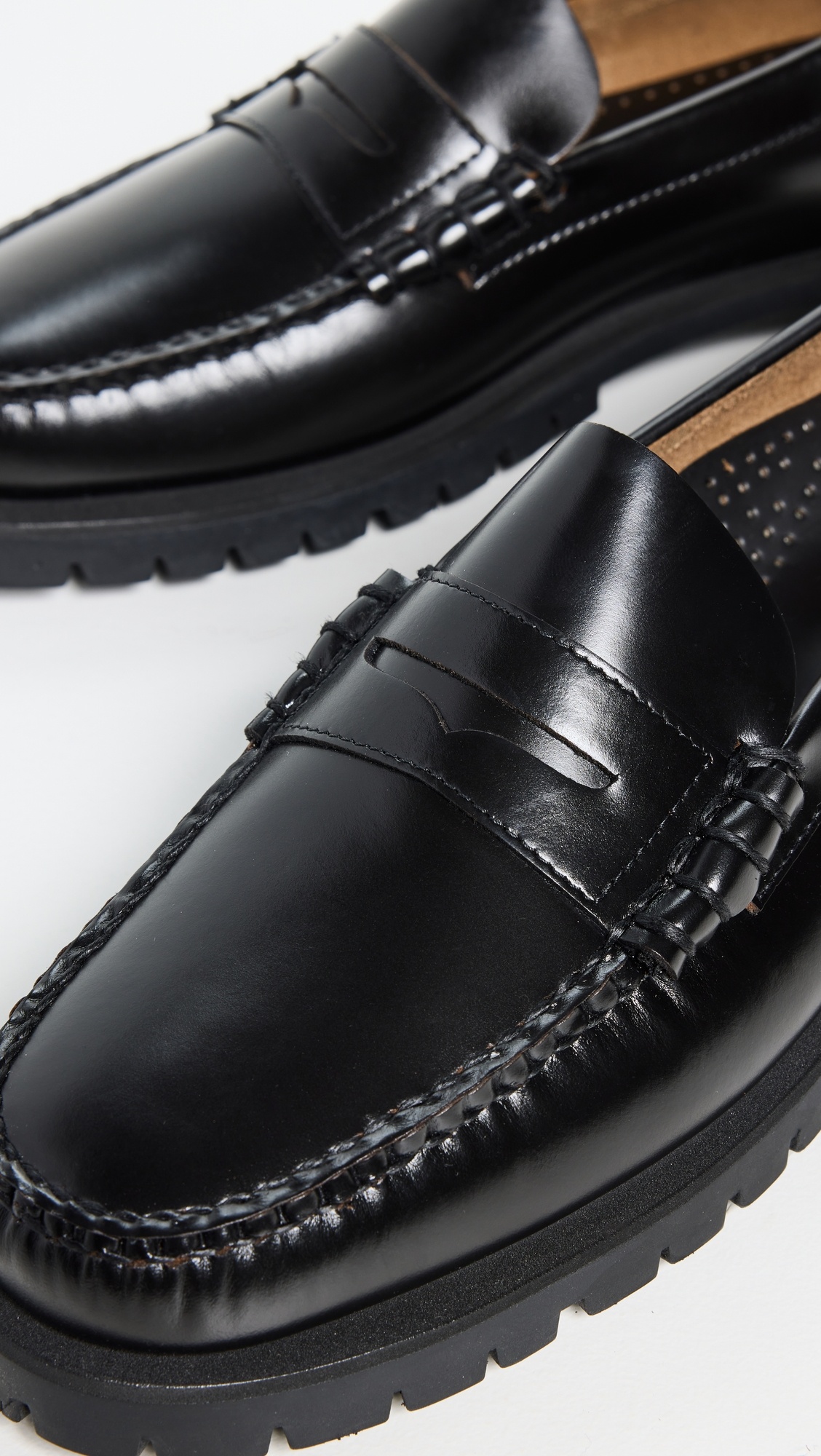 Dan Lug Leather Loafers - 4