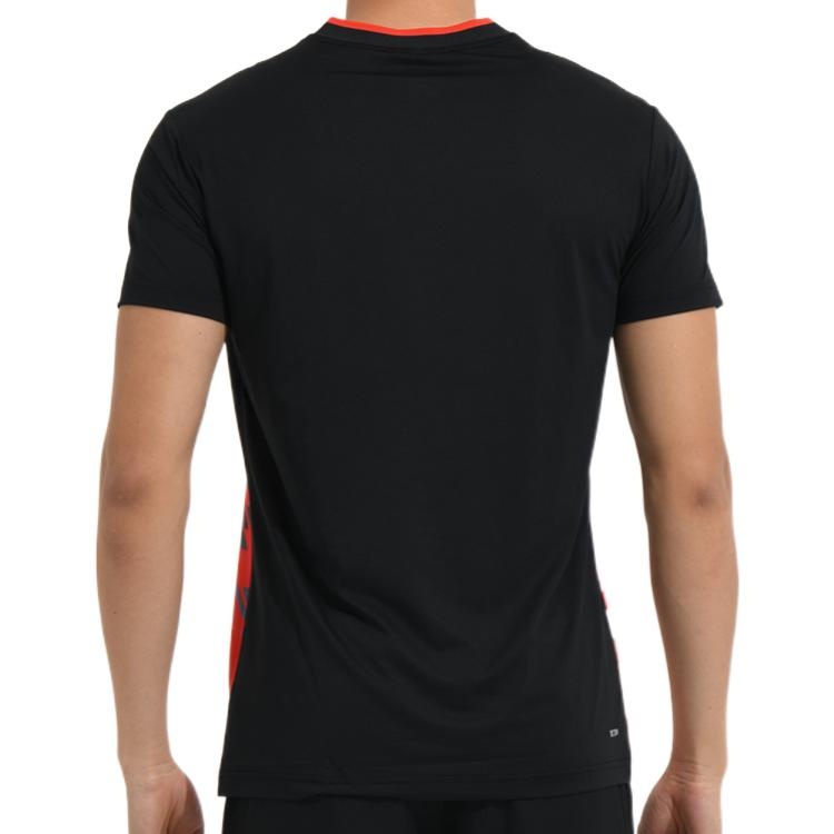 Li-Ning National Team Table Tennis Jersey T-Shirt 'Black Red' AAYS017-1 - 3